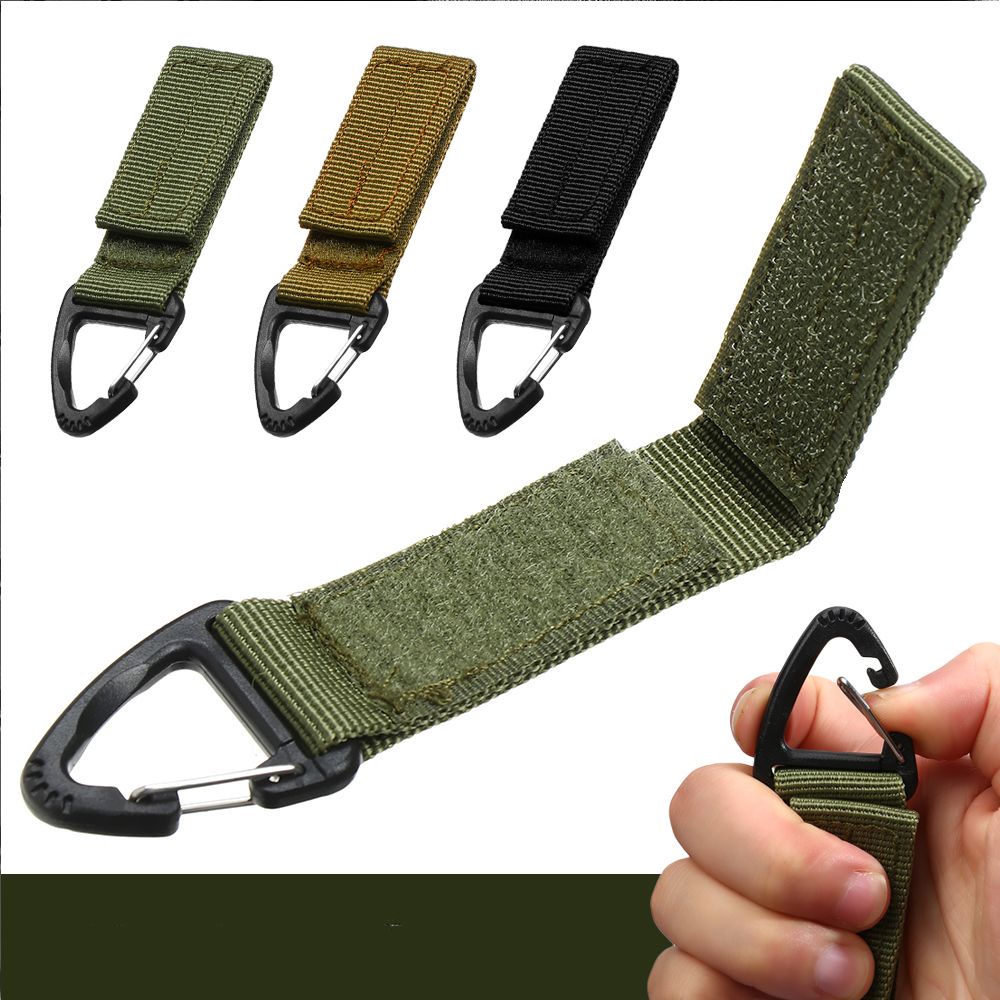 Móc khóa dây đai nylon edc nhiều màu siêu bền tiện dụng khi chơi thể thao ngoài trời