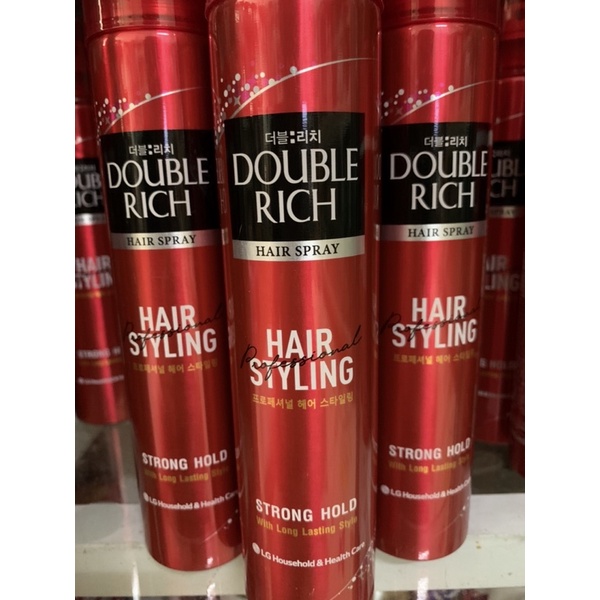 Keo xịt giữ nếp tóc Double Rich Hair Spray 170ml