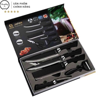 Bộ Dao Nhật Đa Năng Asakh 6 Món Cao Cấp - CHẮC CHẮN, SẮC BÉN -Giá sỉ