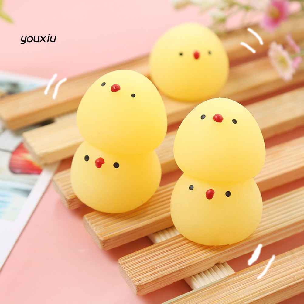 Đồ chơi bóp nắn hình gà con giải tỏa căng thẳng vui nhộn