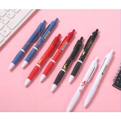 bút bi bấm hoa văn nhũ  BBB2 dễ thương hoạt hình dễ thương kute