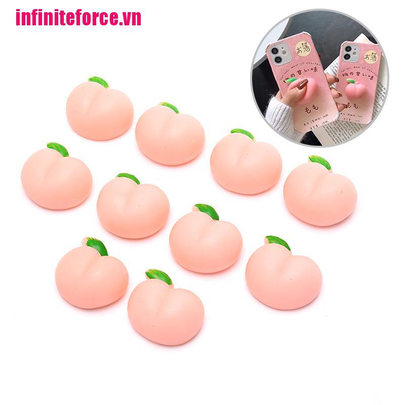 Đồ Chơi Xốp Squishy Giảm Stress Hình Quả Đào Dễ Thương Cho Bé