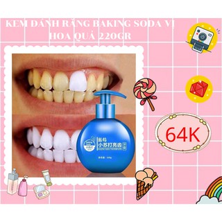 Kem Đánh Răng Baking Soda Vị Hoa Quả nội địa Trung 220gr- Tin Tin Shop