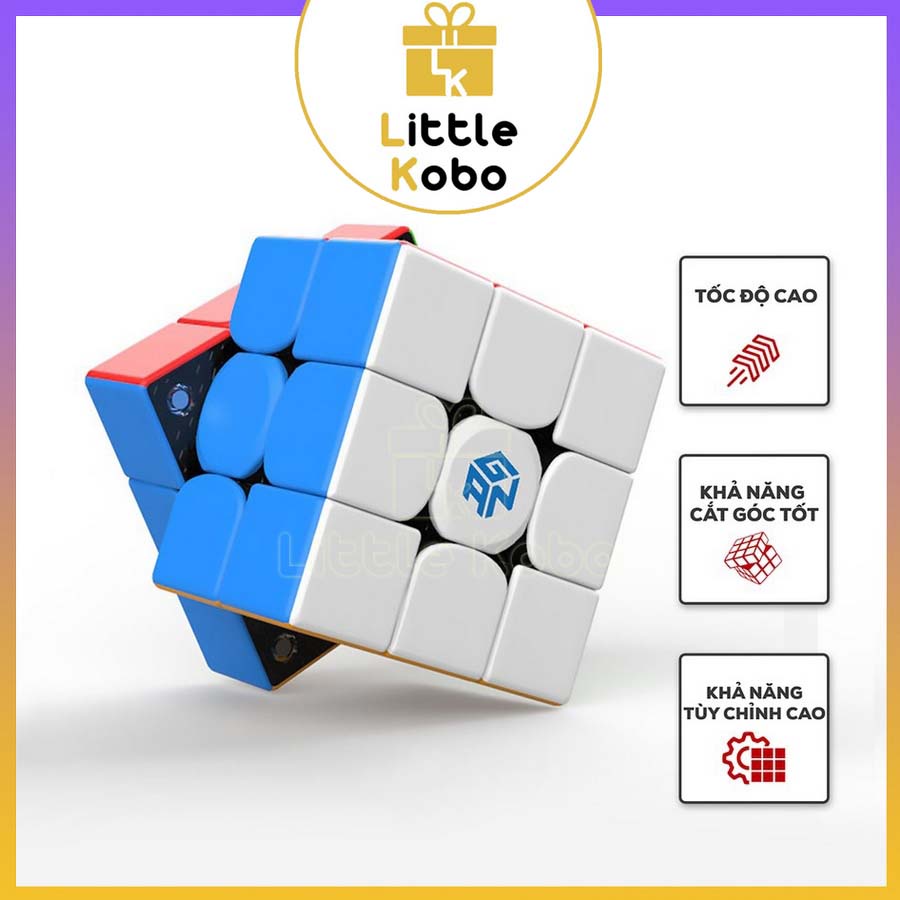 Rubik Gan 356 Air M Nam Châm Cao Cấp Gan356 Air M Rubic 3x3 Stickerless Không Viền