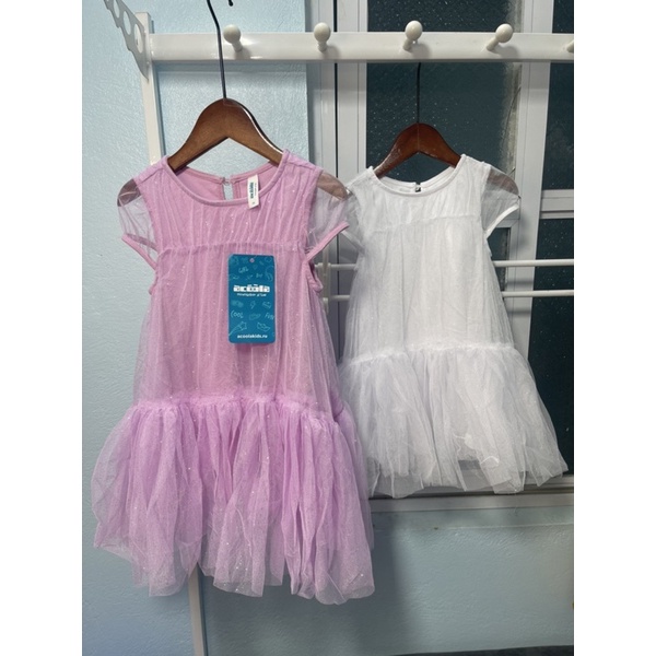 Đầm bé gái Acoola 3-8 tuổi  Váy bé gái voan lưới cotton mềm xuất dư 0922