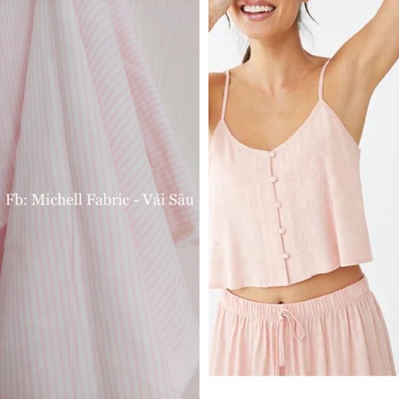Vải xô Cotton 2 da cao cấp hàng xuất.