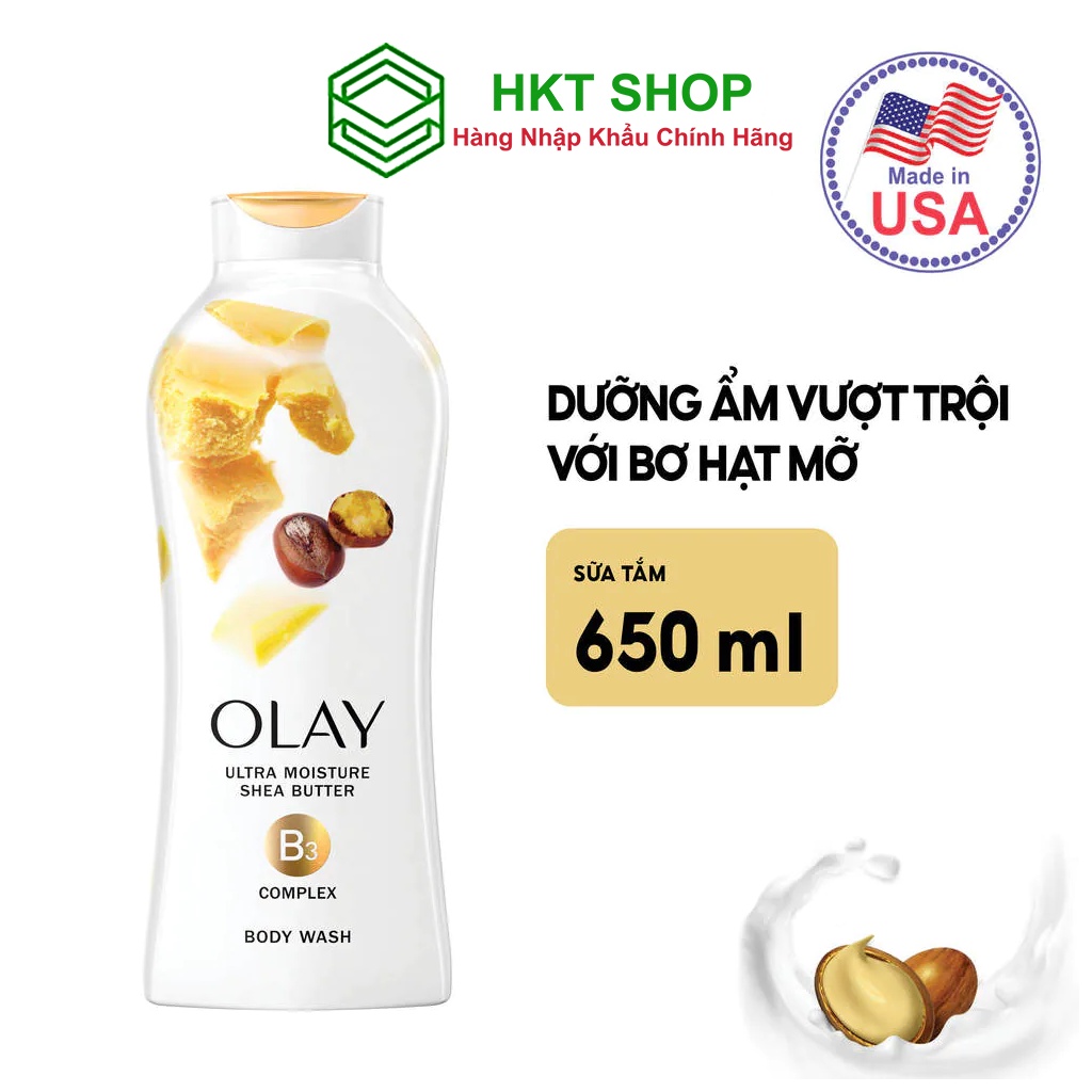 [USA] Sữa tắm Olay Mỹ 650ml - HKT Shop