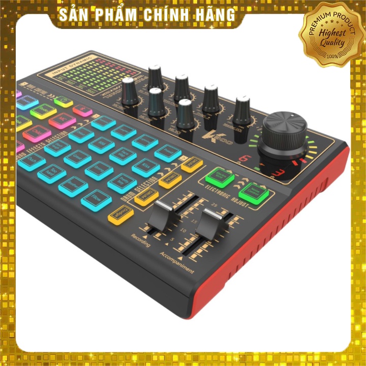 Sound Card Thu Âm Livestream Autotune K300 - Thế Hệ Mới Kèm Dây Livestream - Lấy Nhạc Bảo Hành 1 Năm