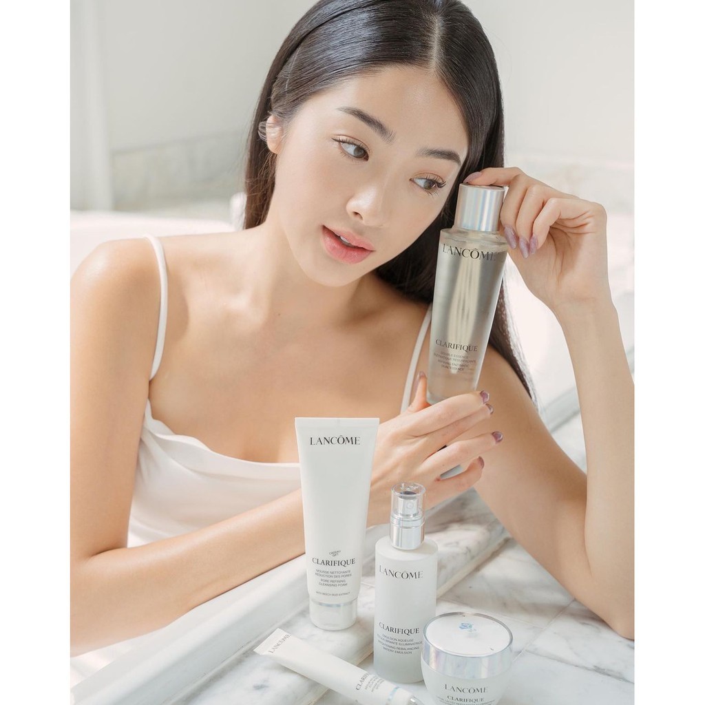 LANCOME  Nước thần kép Clarifique Exfoliating &amp; Hydrating Face Essence with Glycolic Acid