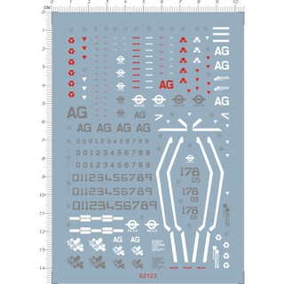 Decal nước mg 1/100 gundam build mk2