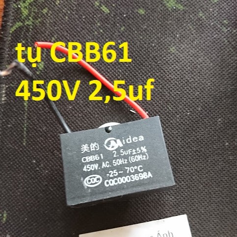 Tụ CBB61 450V 2,5UF hàng công ty, tụ 2.5uf