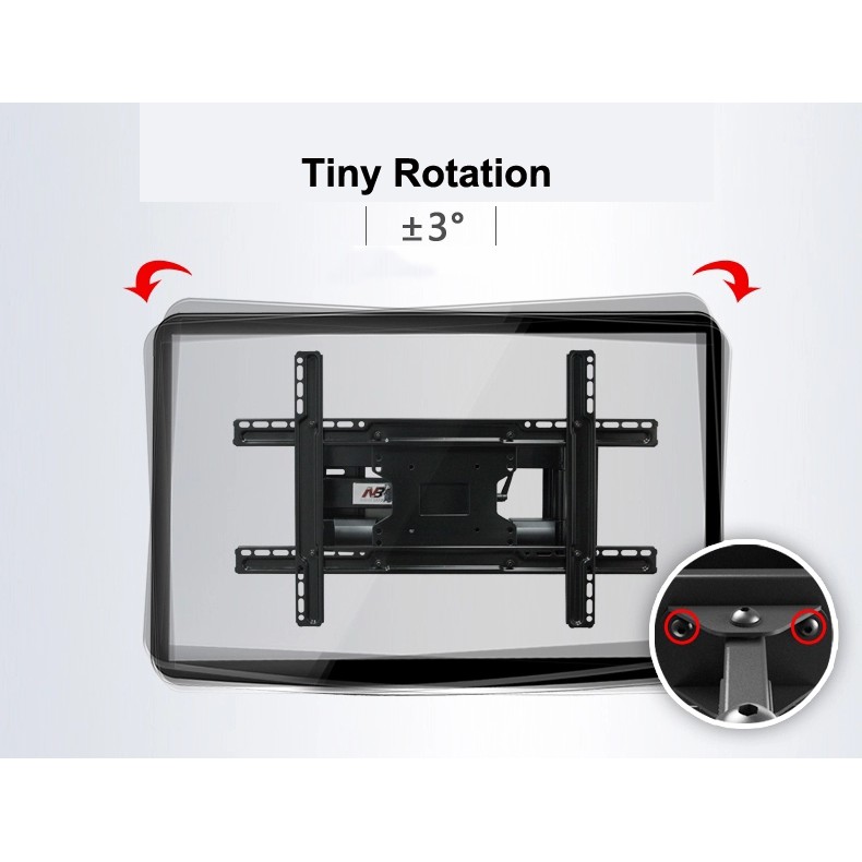 Giá treo tivi đa năng nhập khẩu NB SP2 cho tivi 40-70inch cánh tay siêu dài có thể quay tivi vuông góc 90 độ