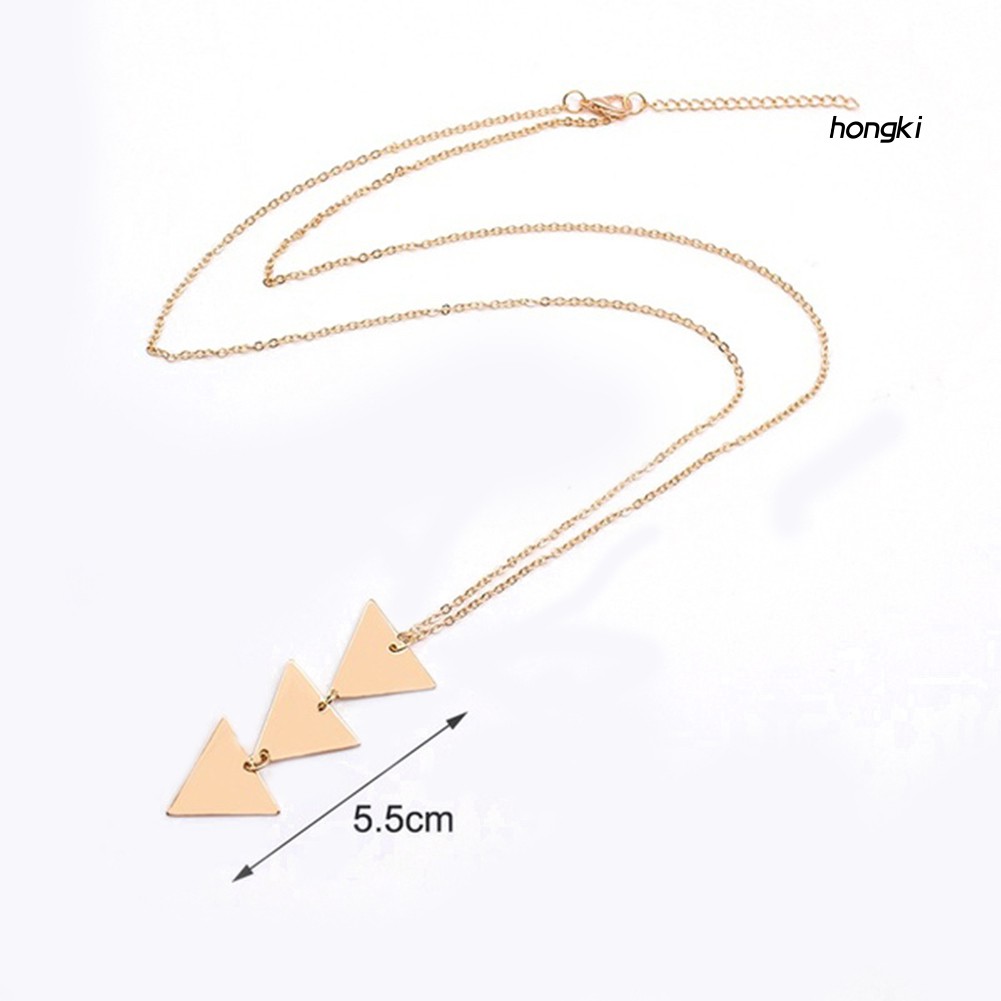 vòng cổ Hợp Kim Mặt Hình Tam Giác Thời Trang Dành Cho Nữ