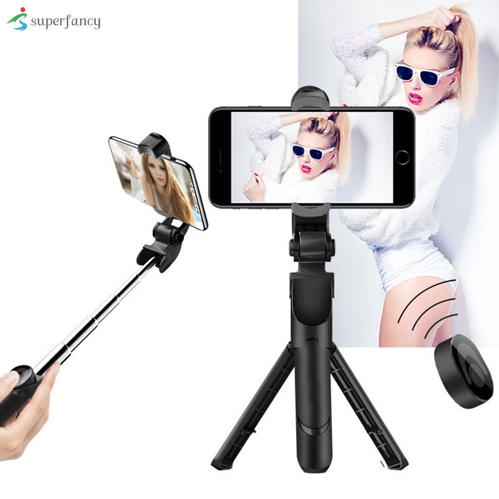 Gậy Tự Sướng Xoay 360 Độ Có Điều Khiển Bluetooth Cho Điện Thoại | BigBuy360 - bigbuy360.vn
