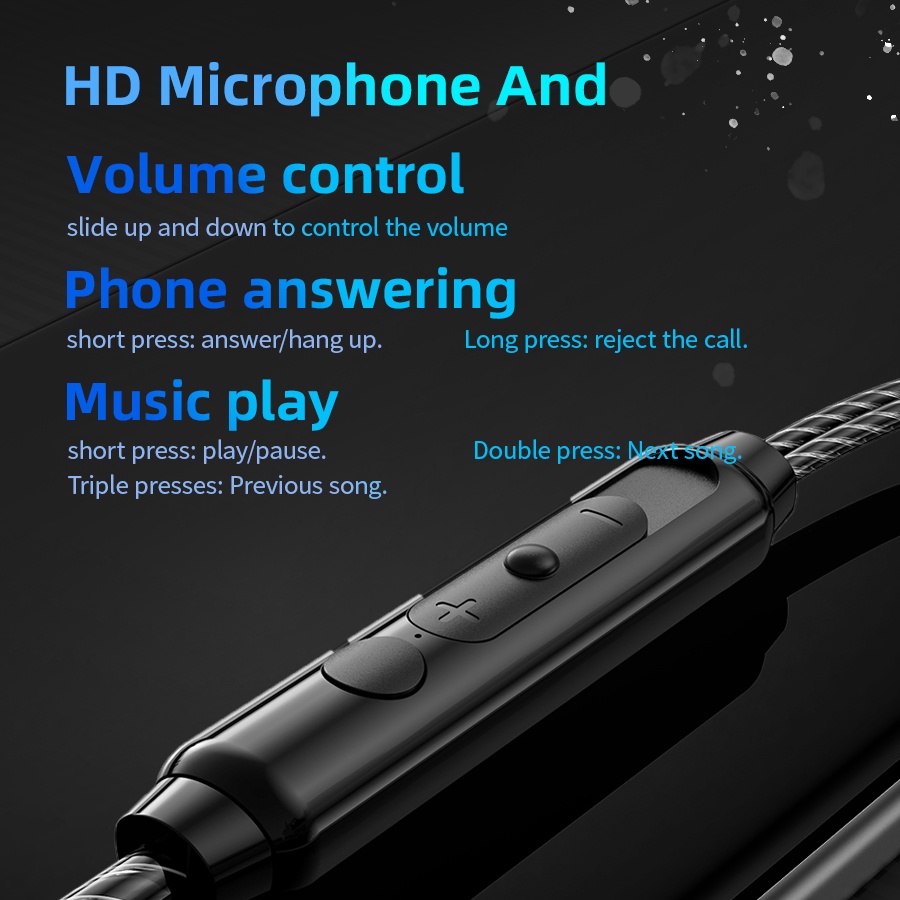 Tai nghe thể thao có dây NUNE ZEN âm thanh HIFI sống động chất lượng cao