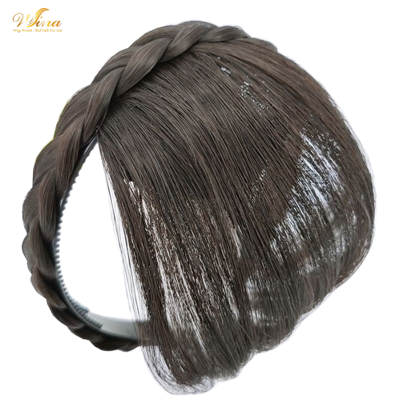 Cài Tóc Băng Đô Thắt Bính Có Mái Hàn Quốc BD-002 | Tóc Giả Wina