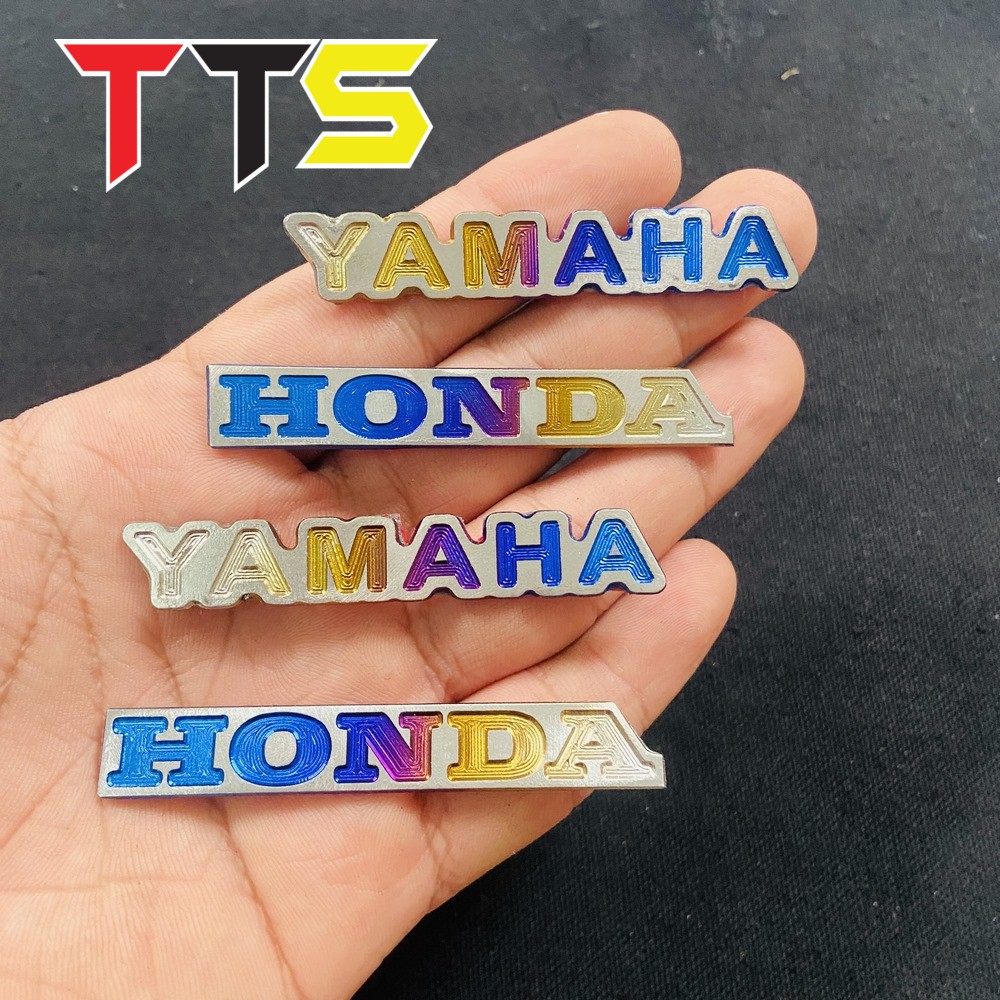 TEM LOGO YAMAHA, HONDA TITAN DÀI, DÁN ĐẦU ĐÈN, MẶT NẠ CÁC DÒNG XE MÁY ( TITAN GR5 )