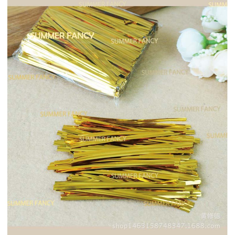 Dây kẽm buộc túi cookies (khoảng 5g ~ 50 chiếc)