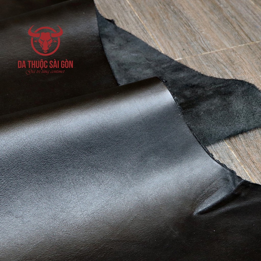 10 Pia da bò Pull Mill cao cấp Màu đen thương hiệu Da Thuộc Sài Gòn - Bán da bò đã thuộc