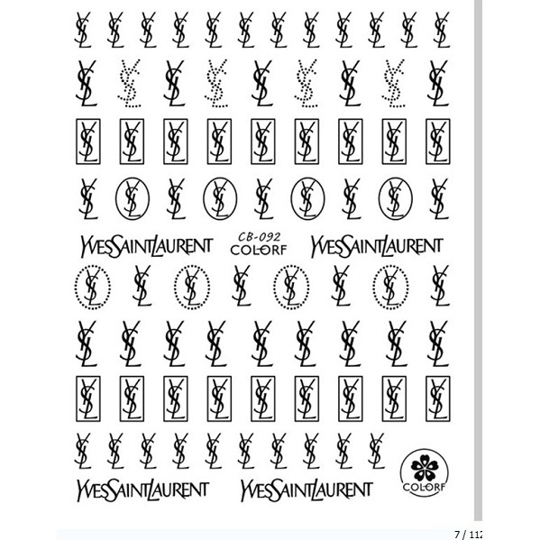 sticker logo thương hiệu