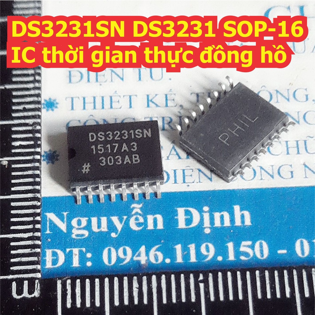 DS3231SN DS3231 SOP-16 IC thời gian thực đồng hồ KDE1391