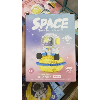 Mô Hình Lego Lắp Ráp - Phi Hành Gia - Có Đèn LED - Hỏa tốc HCM