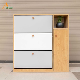 Tủ giày gỗ công nghiệp thông minh cánh lật thiết kế nhỏ gọn (TG-13)