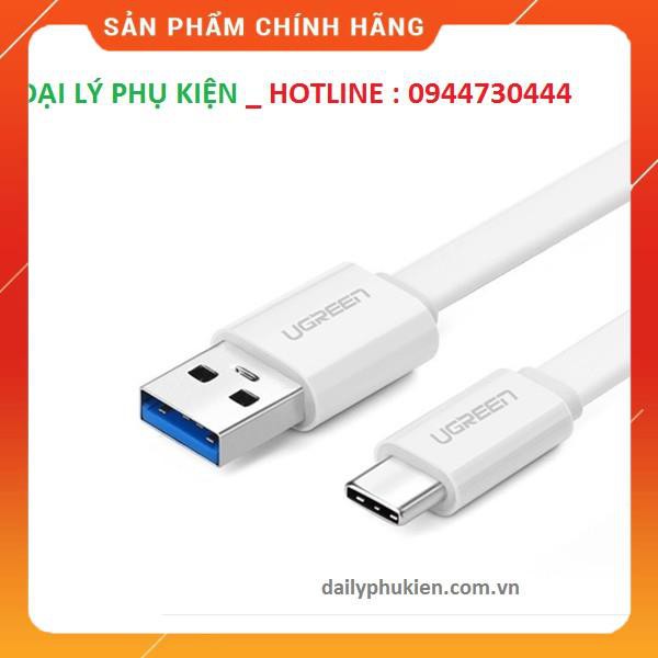 Cáp USB type C to USB 3.0 dẹt dài 1,5m Ugreen 10693 dailyphukien