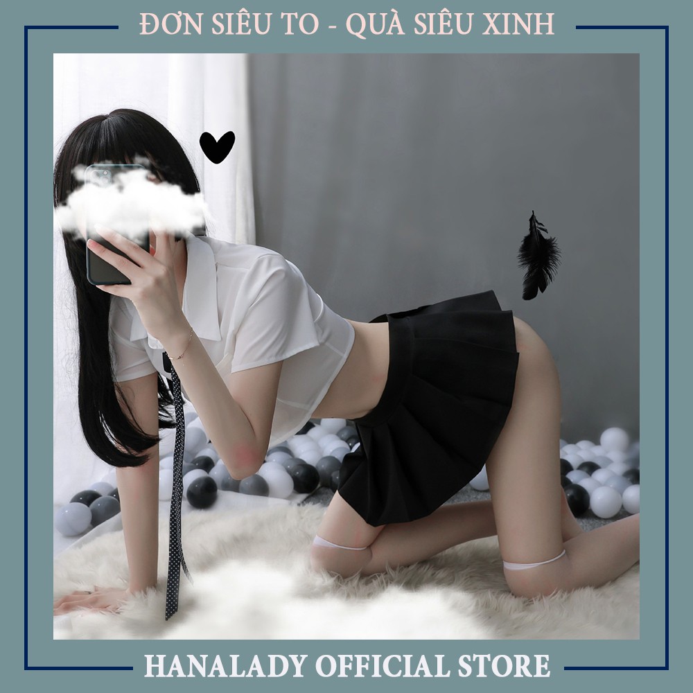 Đồ ngủ nữ -Cosplay nữ sinh sexy siêu gợi cảm quyến rũ chất liệu vải mềm mịn C181 | BigBuy360 - bigbuy360.vn