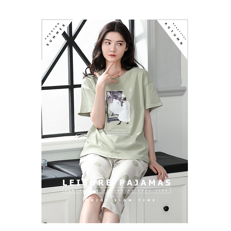 Đồ mặc nhà nữ đáng yêu chất cotton 100% BA5032 | BigBuy360 - bigbuy360.vn