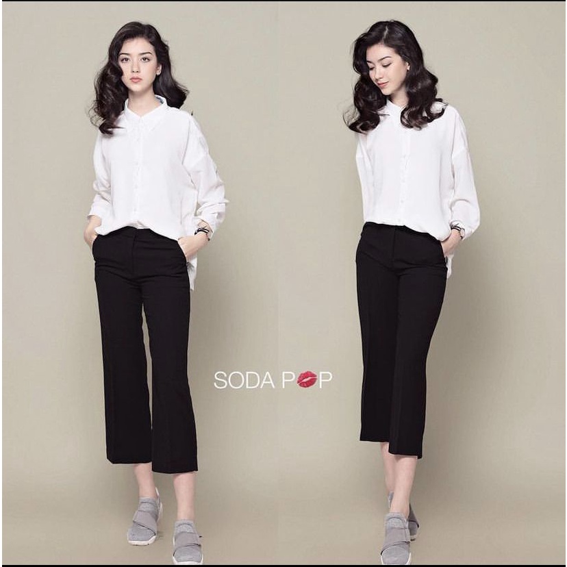 Áo sơ mi rộng Oversized Shirt SODA POP