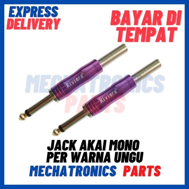 (Hàng Mới Về) Jack Cắm Akai Mono Soc-9130 Màu Tím