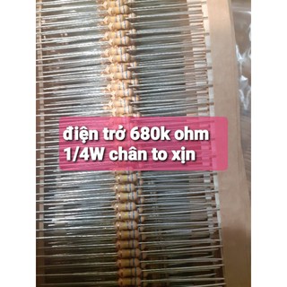 50 điện trở 680k 1/4W loại xịn