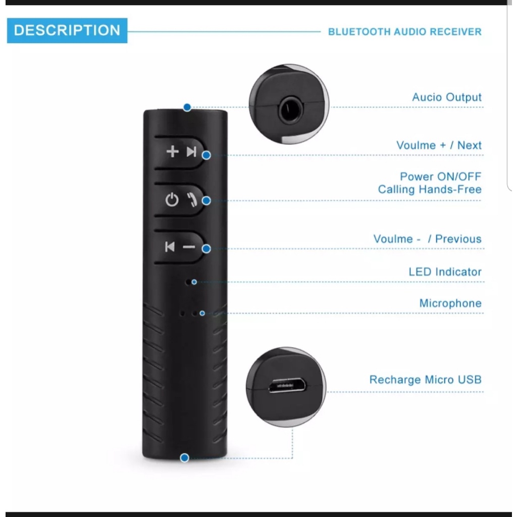 Thiết bị nhận tín hiệu âm thanh bluetooth cho xe hơi - Phụ kiện công nghệ 88