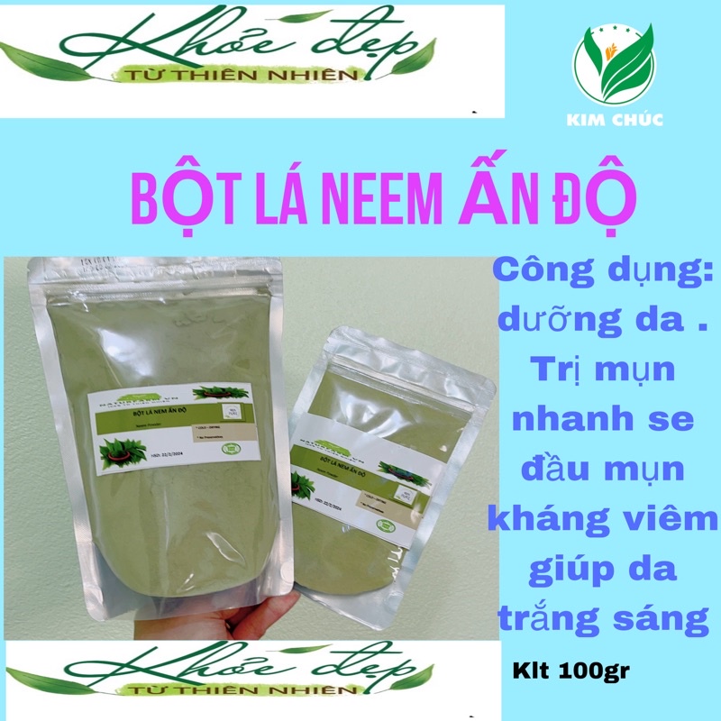 100gr bột lá Neem Ấn Độ handmade