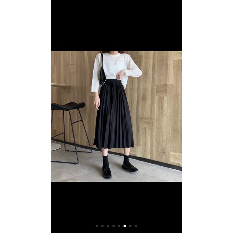 Chân váy xếp li midi | BigBuy360 - bigbuy360.vn