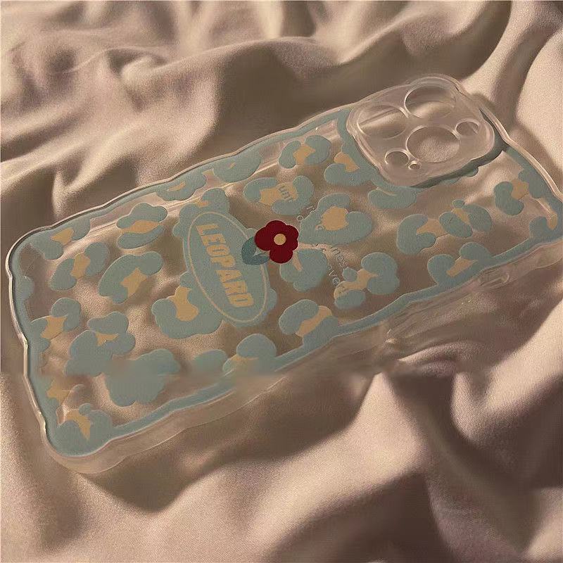 Ốp Điện Thoại TPU Mềm Trong Suốt Họa Tiết Hoa Cho Iphone 13 Pro Max/12/11/XS/ XR/ X/ 8/ 7/6 Plus Mini SE 2020