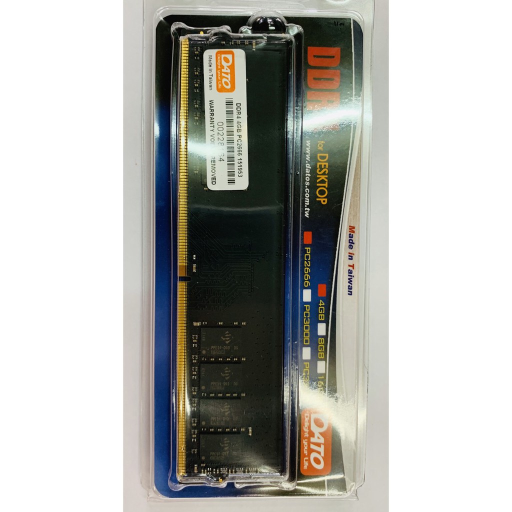 RAM MÁY TÍNH 4GB DATO DDR4 BUS 2666MHZ