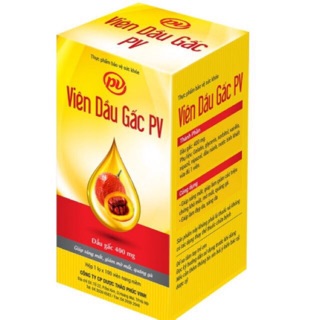 Viên dầu gấc PV
