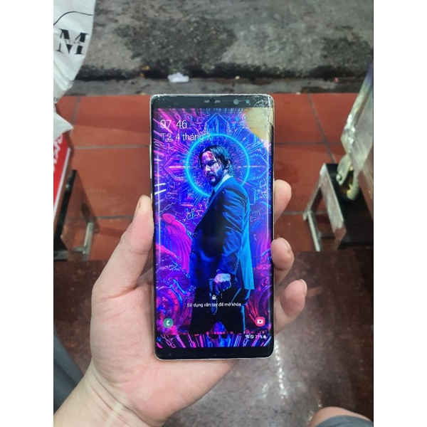xác samsung note 8 lên màn hình có mật khẩu