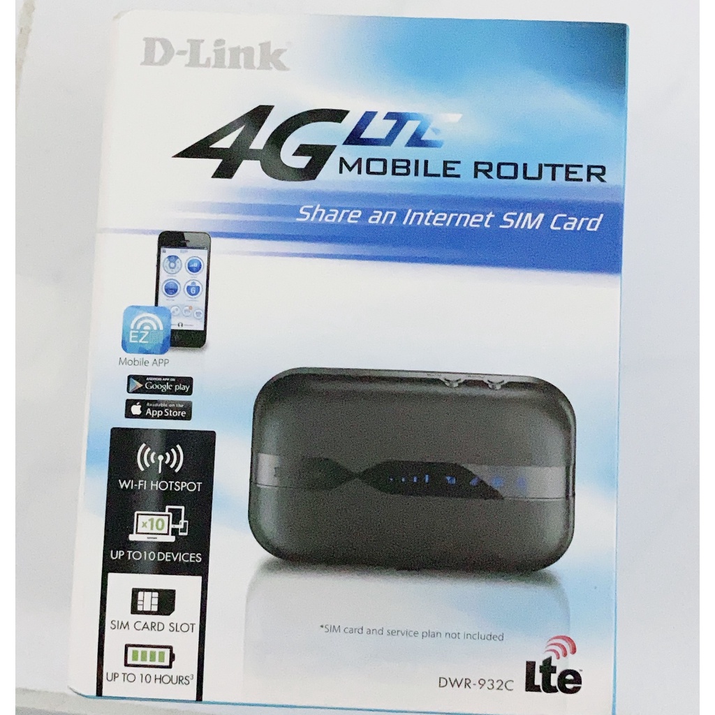 Bộ Phát Wifi Di Động 4G D-Link DWR-932C - Hàng Chính Hãng