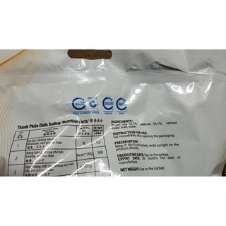 Combo 5 bịch Kẹo Gạo Lức Đậu Phộng (250g)