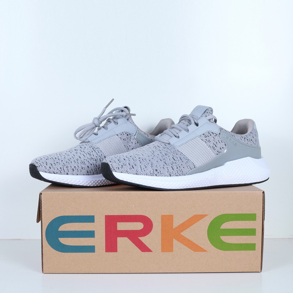 𝐑Ẻ Tết XẢ KHO THANH LÝ - RẺ Giày Sneaker Erke Chính hãng Xám tro | Sale Rẻ | Có Sẵn 2020 . 2020 new ` ˇ ⁵ ' ' .,.,