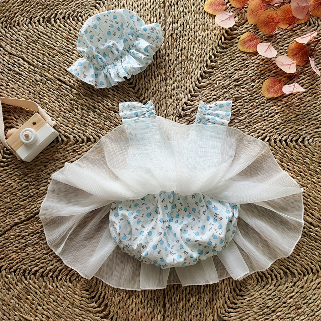 Set Body váy cánh tiên kèm nón cho bé gái ⚡ 𝗙𝗥𝗘𝗘𝗦𝗛𝗜𝗣 ⚡ Hàng thiết kế - Chất liệu cao cấp và an toàn cho bé