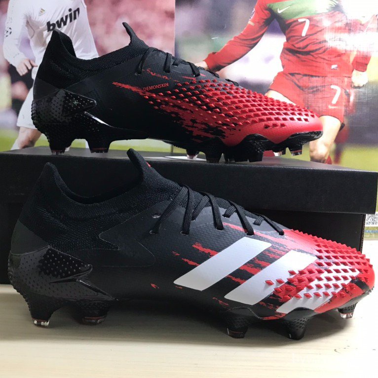 Giày đá bóng Adidas Predator Mutator 20.1 Low FG dệt kim thoáng khí kích thước 38-45