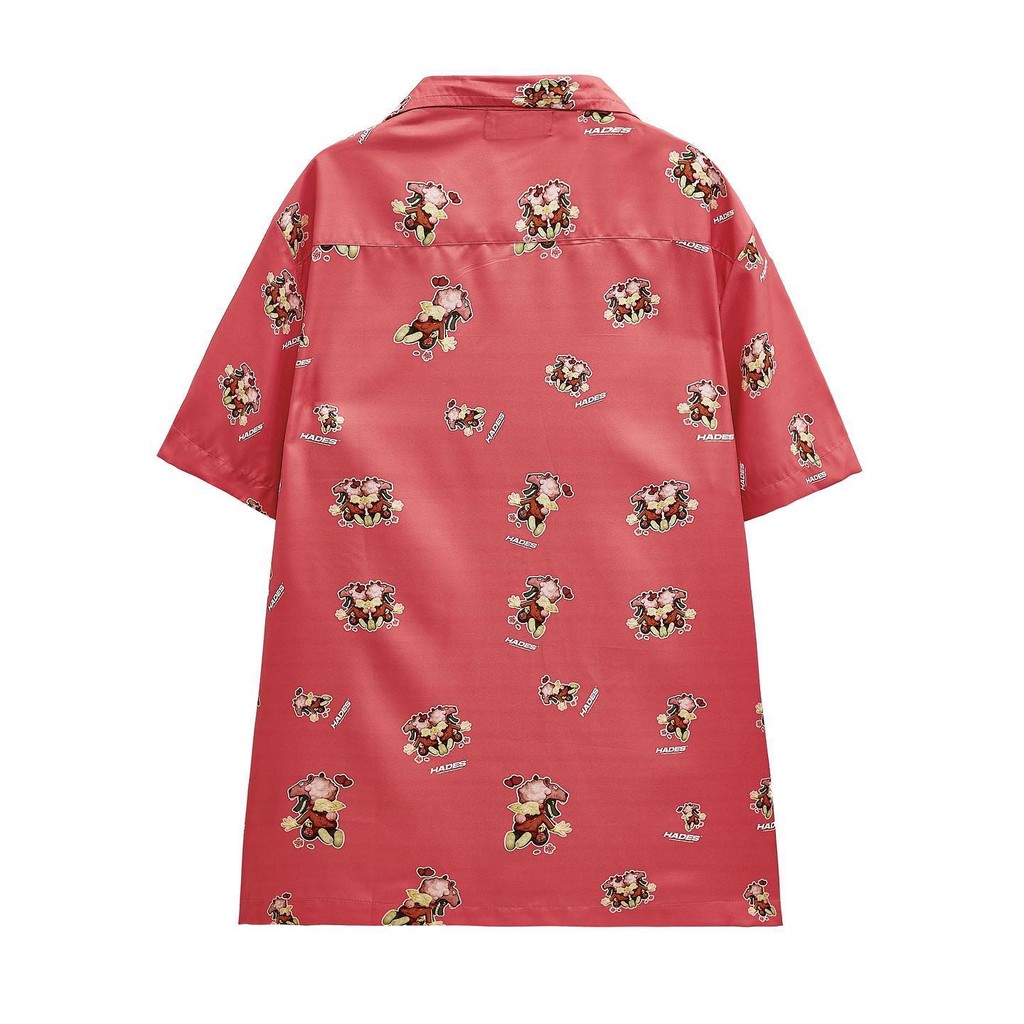 [CLIP THẬT] Áo sơ mi tay ngắn họa tiết CUPID tay lỡ, FORM UNISEX | BigBuy360 - bigbuy360.vn