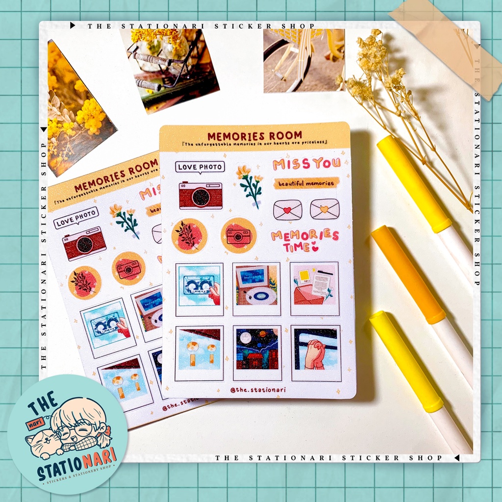 Sticker Memories room A6 by The Stationari