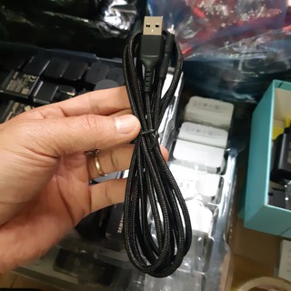 Cáp Dù Lightning GH01 Dài 2m Cho Iphone, Ipad, Hàng Nhập Khẩu