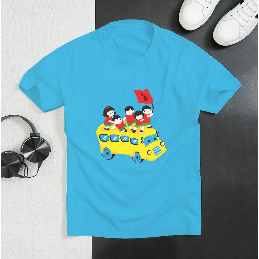 Áo thun nam nữ in hình thời trang Everest KM32