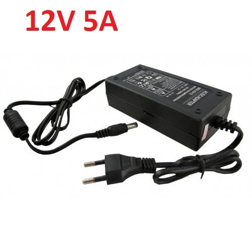 Cục ADAPTER 12V - 5A Nguồn 12v 5a - dùng cho laptop vv..